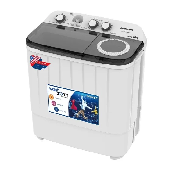 Admiral Twin Tub, 6 KG Wash Capacity Washing Machine - ADTT06KUWCP1